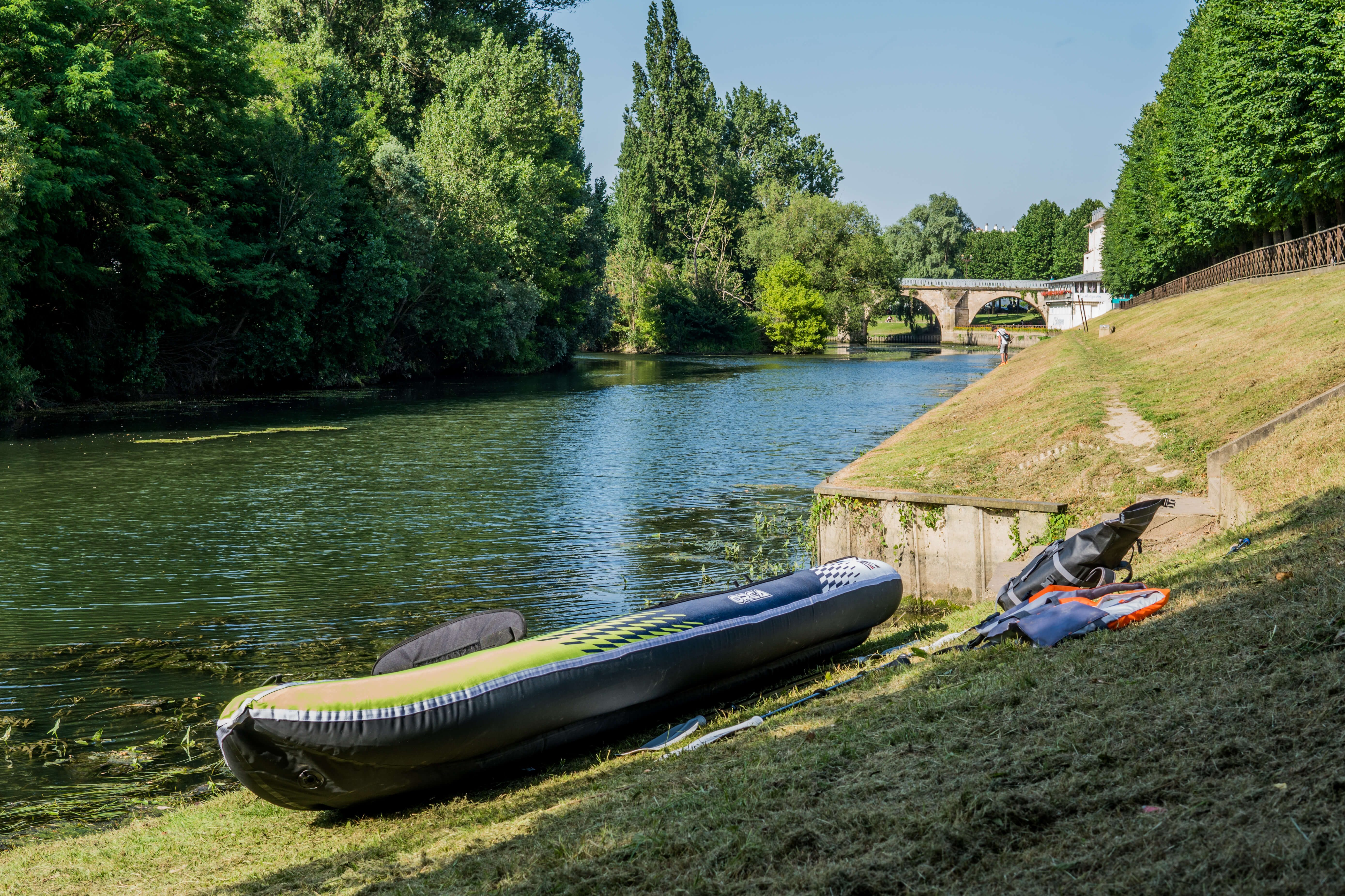 Test Kayak gonflable : Orca 3 places (Aqua Marina)