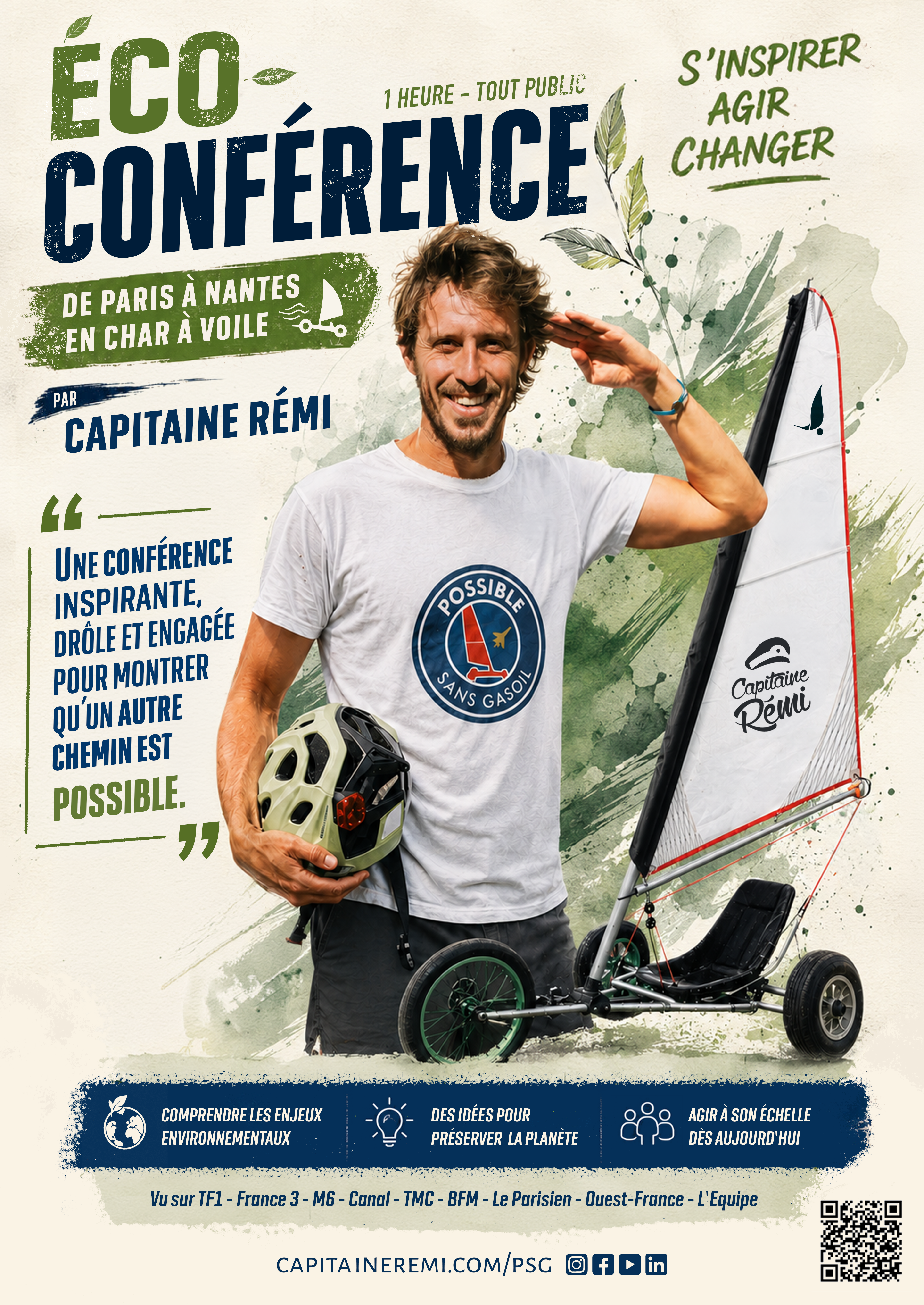 Affiche de la conférence PSG – Possible Sans Gasoil
